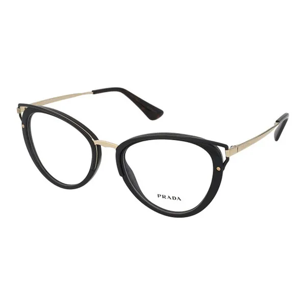 Kính Mắt Cận Prada Eyeglasses OPR 53UV 1AB10152 Màu Đen Vàng