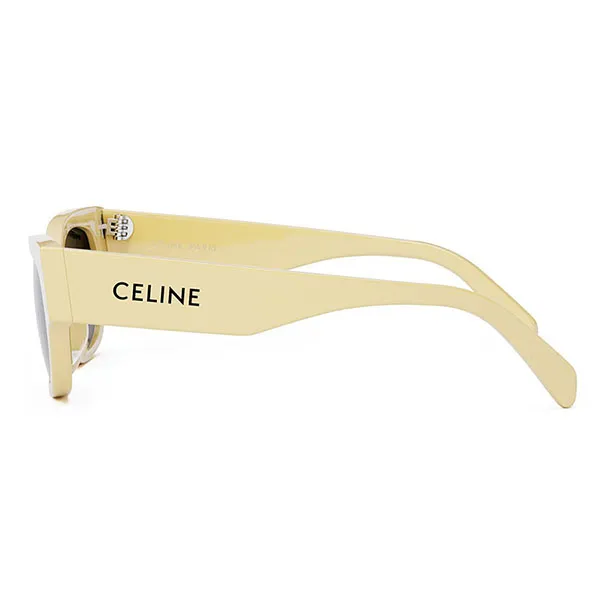 Kính Mát Celine CL40197U 39A Cat Eye Sunglasses Màu Be