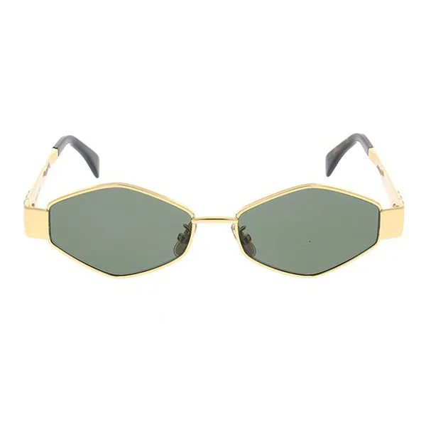 Kính Mát Unisex Celine CL40254U 30N Sunglasses Màu Xanh Vàng - Kính mắt - Vua Hàng Hiệu