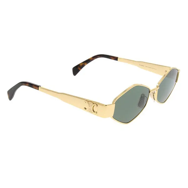 Kính Mát Unisex Celine CL40254U 30N Sunglasses Màu Xanh Vàng - Kính mắt - Vua Hàng Hiệu