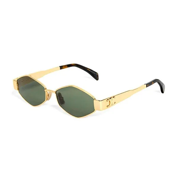 Kính Mát Unisex Celine CL40254U 30N Sunglasses Màu Xanh Vàng - Kính mắt - Vua Hàng Hiệu