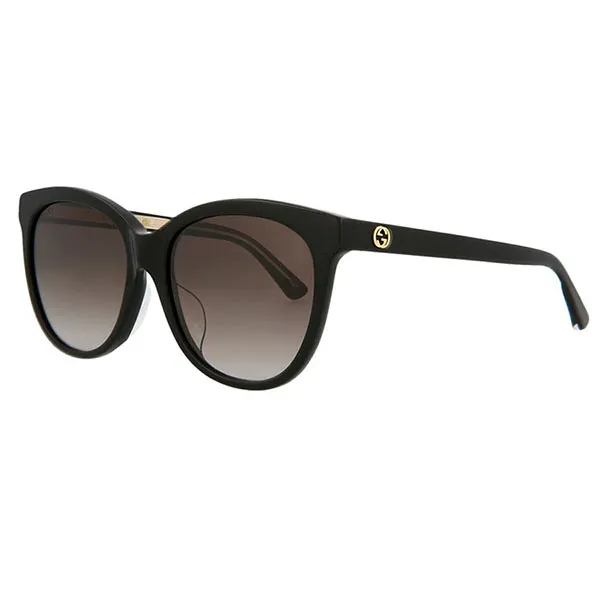 Kính Mát Gucci GG0081SK 001 Màu Đen Xám