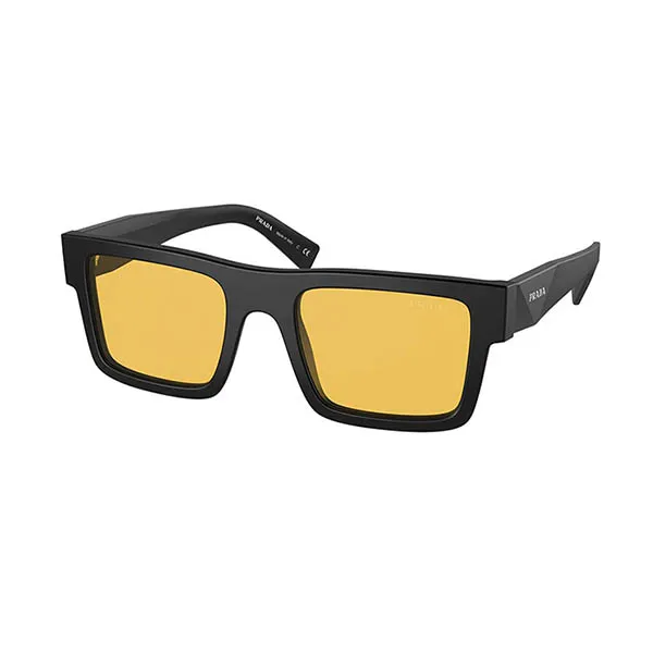 Kính Mát Nam Prada 19WS 1BO0B7 Yellow Lens Sunglasses Màu Vàng Đen - Kính mắt - Vua Hàng Hiệu