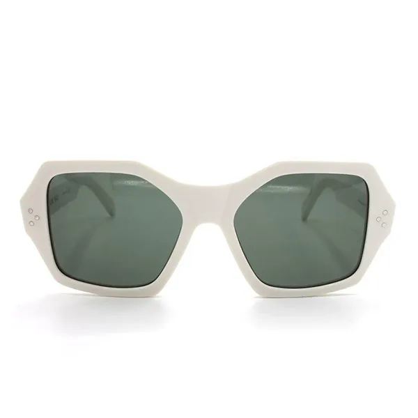 Kính Mát Nữ Celine Sunglasses CL401041 21N Màu Trắng Xanh