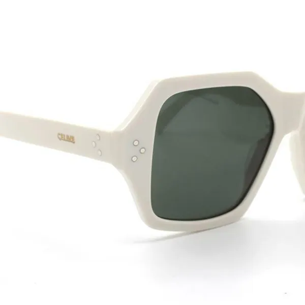 Kính Mát Nữ Celine Sunglasses CL401041 21N Màu Trắng Xanh