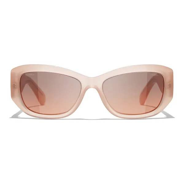 Kính Mát Nữ Chanel Rectangle Sunglasses CH5493 173218 Màu Hồng Đào