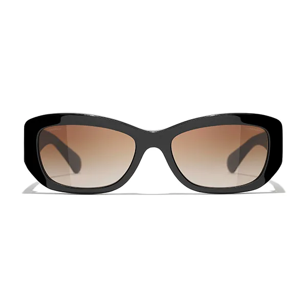 Kính Mát Nữ Chanel Rectangle Sunglasses CH5493-C622S5 Màu Đen - Kính mắt - Vua Hàng Hiệu
