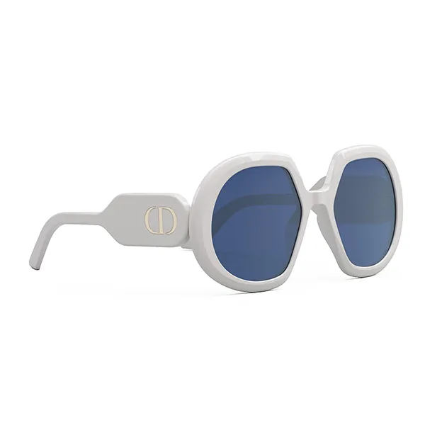Kính Mát Nữ Dior Sunglasses Dior Bobby R1U 95B0 Màu Xanh/Trắng