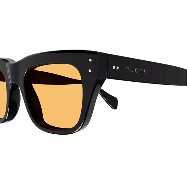 Kính Mát Gucci Sunglasses GG1365S 002 Màu Đen Vàng