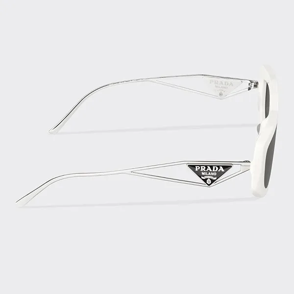Kính Mát Nữ Prada Sunglasses SPR14Y 1425S0 Màu Xám/Trắng