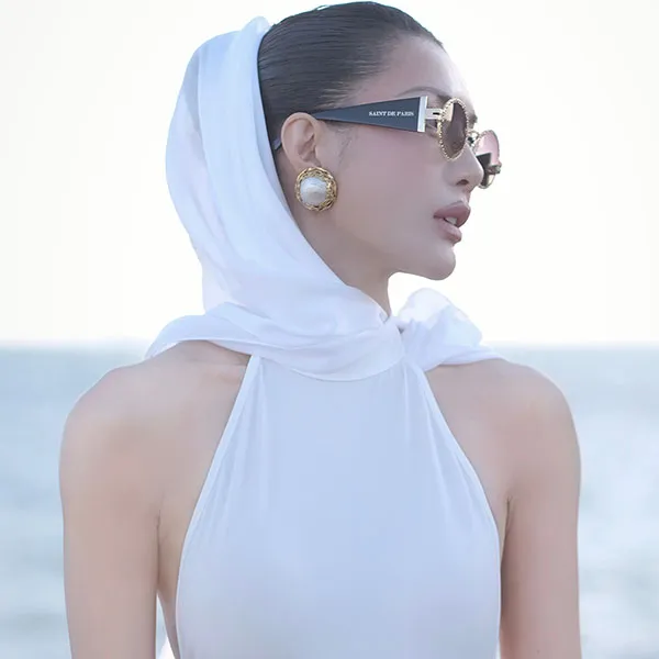 Kính Mát Nữ Saint De Paris & Crew No 9 Gabrielle Black Gold CN9 Sunglasses Phối Màu