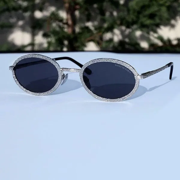 Kính Mát Nữ Saint De Paris & Crew No 9 Tourist Silver CN9 Sunglasses Màu Xanh Bạc - Kính mắt - Vua Hàng Hiệu