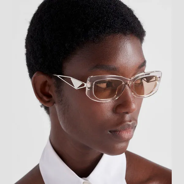 Kính Mát Nữ Prada Sunglasses PR 14YS 19M4I2 Màu Be - Kính mắt - Vua Hàng Hiệu