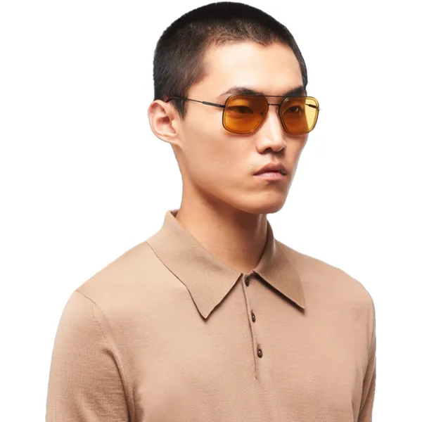 Kính Mát Parda SPR57X 03A07B Sunglasses Màu Đen Vàng