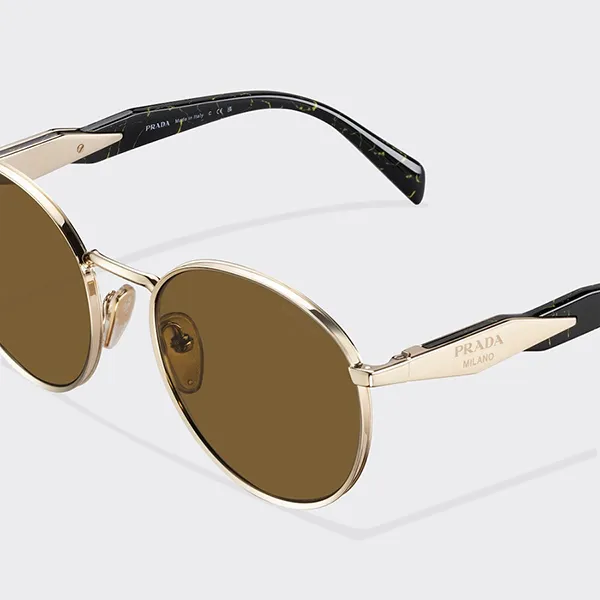 Kính Mát Prada Eyewear Collection Sunglasses SPR56Z ZVN01T Màu Nâu - Kính mắt - Vua Hàng Hiệu