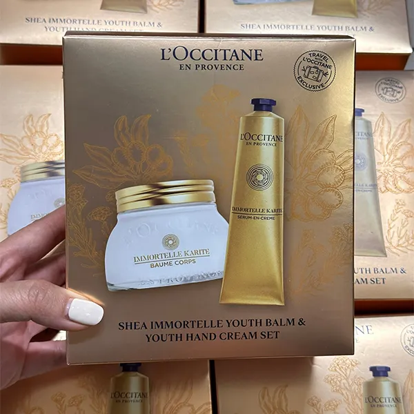 Bộ Sản Phẩm Dưỡng Da L'Occitane Immortelle Shea Youth Body Balm & Youth Hand Cream 2 Món ( 200ml + 75ml) - Mỹ phẩm - Vua Hàng Hiệu