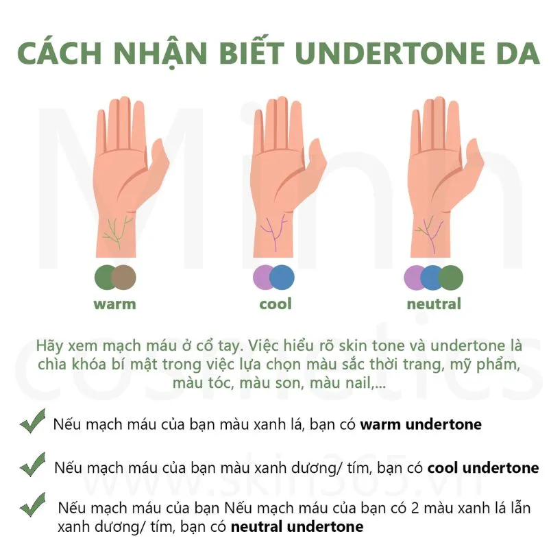 Cách nhận biết tone da