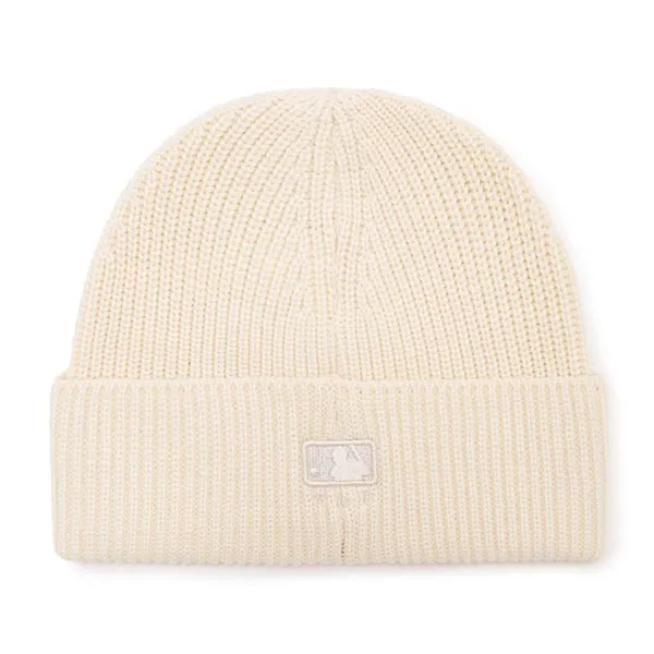 Mũ Len MLB Basic Small Logo Short Beanie Boston Red Sox 3ABNS0136-43CRD Màu Kem - Mũ nón - Vua Hàng Hiệu