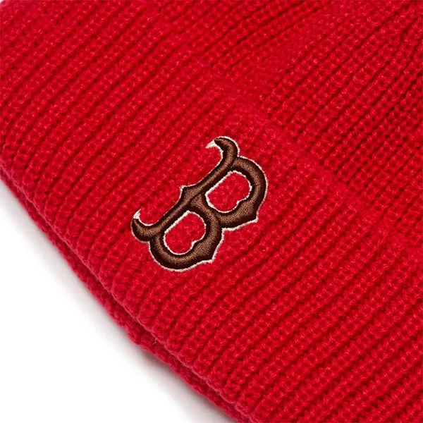 Mũ Len MLB Beanie Boston Red Sox 3ABNM0726-43RDS Màu Đỏ - Mũ nón - Vua Hàng Hiệu