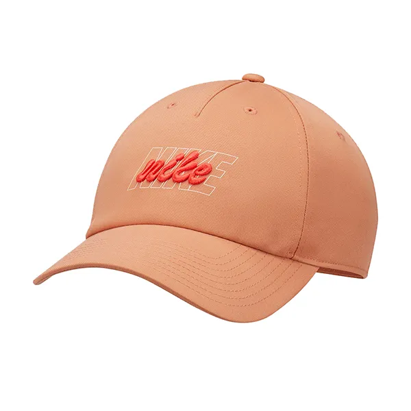 Mũ Nike Club Unstructured Graphic Cap Amber FB5376-225 Màu Nâu Cam