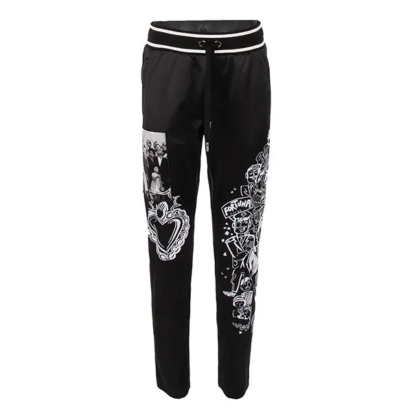 Quần Dài Nam Dolce & Gabbana D&G Pants GY8WAZ Màu Đen Size 44