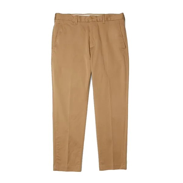 Quần Dài Nam Lacoste Tapered Fit Skinny Chinos HH2709 00 02S Màu Vàng Cát Size 30