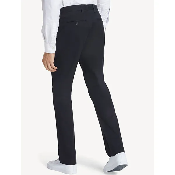 Quần Dài Nam Tommy Hilfiger Slim Fit THFLex Chinno 78J1764 410 Màu Xanh Đen Size 32/34