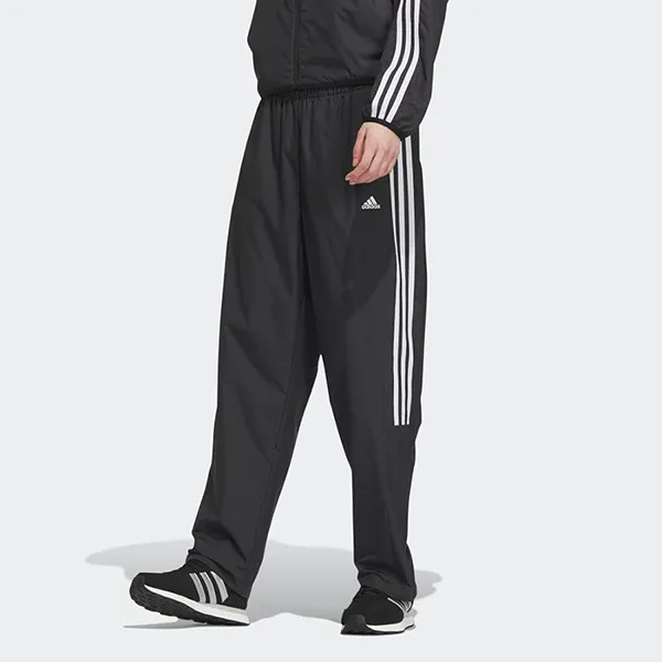Quần Dài Thể Thao Nữ Adidas Team Color Block Loose Fit IEH72 Màu Đen Size S