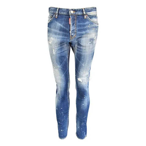 Quần Jean Nam Dsquared2 Cool Guy Jeans S74LB0956 S30342 470 Màu Xanh Nhạt Size 48