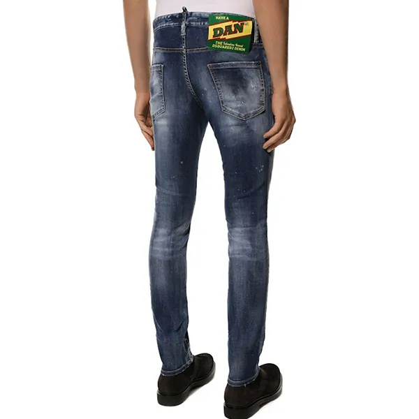 Quần Jean Nam Dsquared2 S74LB1202 Màu Xanh Size 46 - Thời trang - Vua Hàng Hiệu