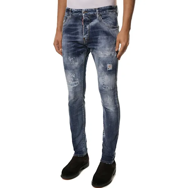 Quần Jean Nam Dsquared2 S74LB1202 Màu Xanh Size 46 - Thời trang - Vua Hàng Hiệu