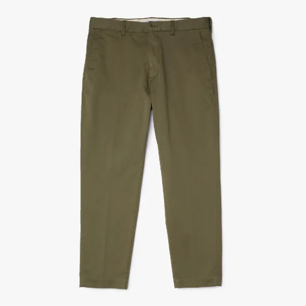 Quần Kaki Nam Lacoste Tappered Fit HH2709 00 316 Màu Xanh Rêu Size 42/30 - Thời trang - Vua Hàng Hiệu