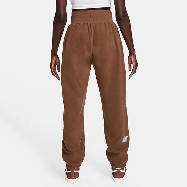 Quần Nỉ Nữ Nike Women's High Waist Oversized Pants FD5502-259 Màu Nâu