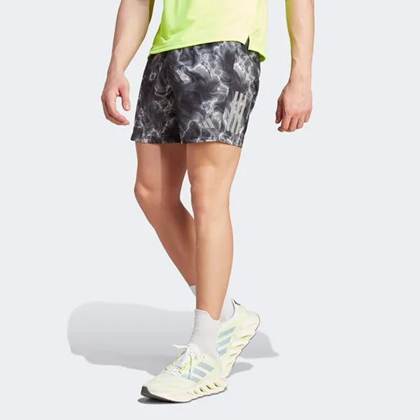 Quần Short Nam Adidas Otr Short Aop IB6395 Màu Xám Đen Size XS 7in