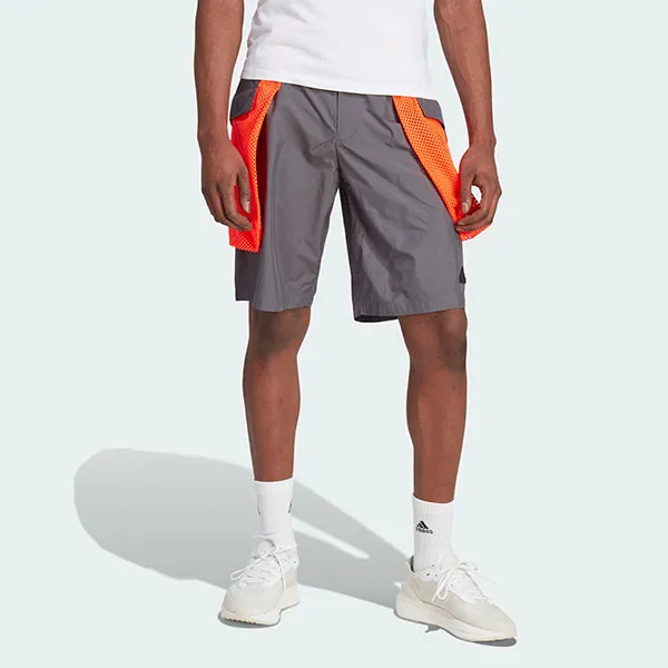 Quần Short Nam Adidas Premium City Escape IC3730 Màu Xám Cam Size S
