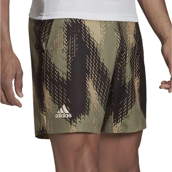 Quần Short Nam Adidas Primeblue 7 Inch Printed GS4939 Màu Xanh/Đen