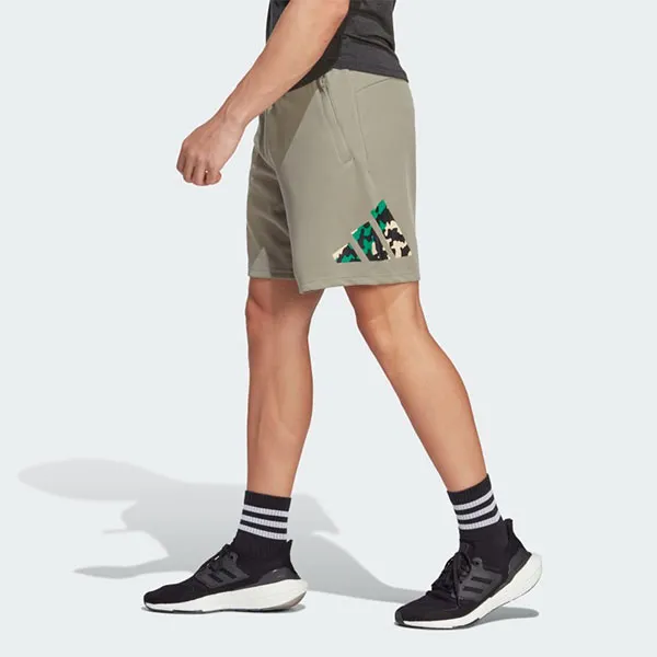 Quần Short Nam Adidas Seasonal Train Essentials IB8174 Màu Xám Size M