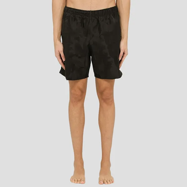 Quần Short Nam Alexander Mcqueen Black Nylon Beach Boxer 7265584405Q 1078 Màu Đen