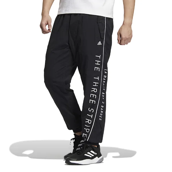 Quần Thể Thao Nam Adidas Alphabet Elastic Waistband Casual Sports Pants Black HM2689 Màu Đen Size S