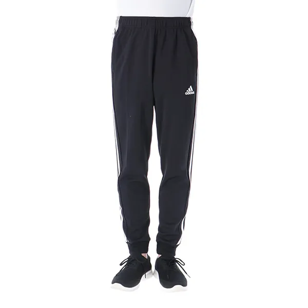 Quần Thể Thao Nam Adidas Three Stripes Double Knit Cuff Hem Track Pants BXF56 Màu Đen Size L