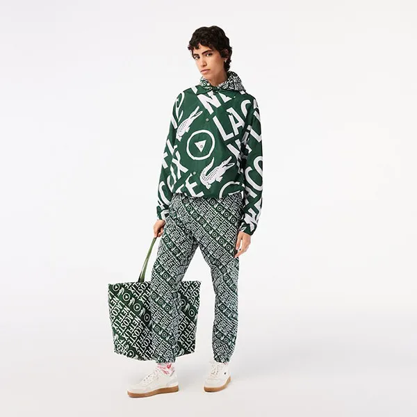 Quần Thể Thao Unisex Lacoste X Netflix XH9342-51 Màu Xanh Hoạ Tiết Size XXS