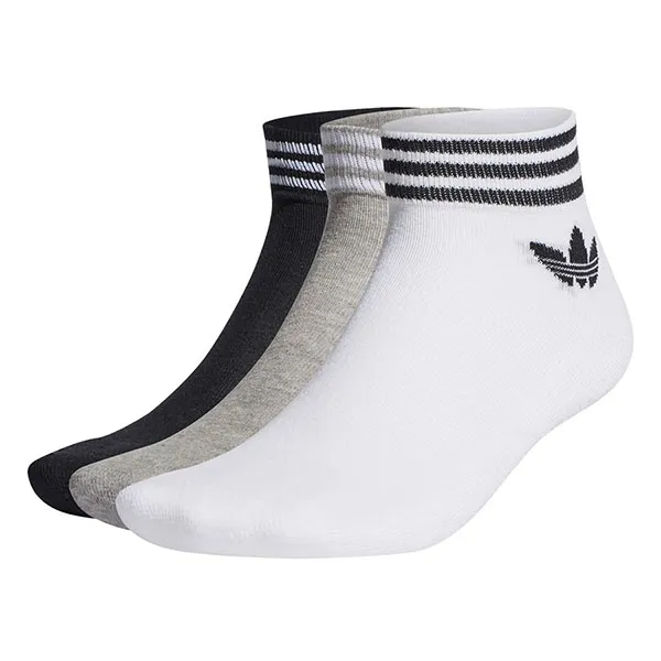 Set 3 Đôi Tất Adidas Trefoil Socks HC9550 Phối Màu - Thời trang - Vua Hàng Hiệu