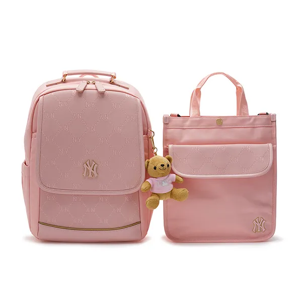 Set Balo Trẻ Em MLB New York Yankees 7ABKMD14N-50PKM Màu Hồng 3 Món ( Balo + Túi Tote + Gấu Bông) - Túi xách - Vua Hàng Hiệu