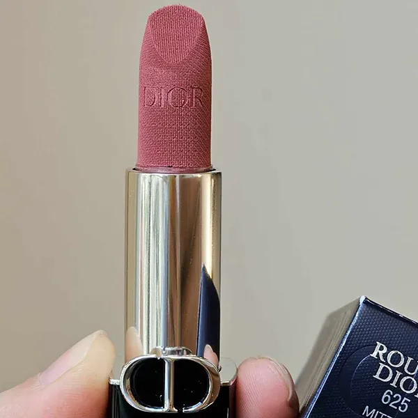 Son Dior Rouge Couture Colour Lipstick Floral Lip Care Long Wear Velvet 625 Mitzah Màu Hồng Đất - Son Môi - Vua Hàng Hiệu