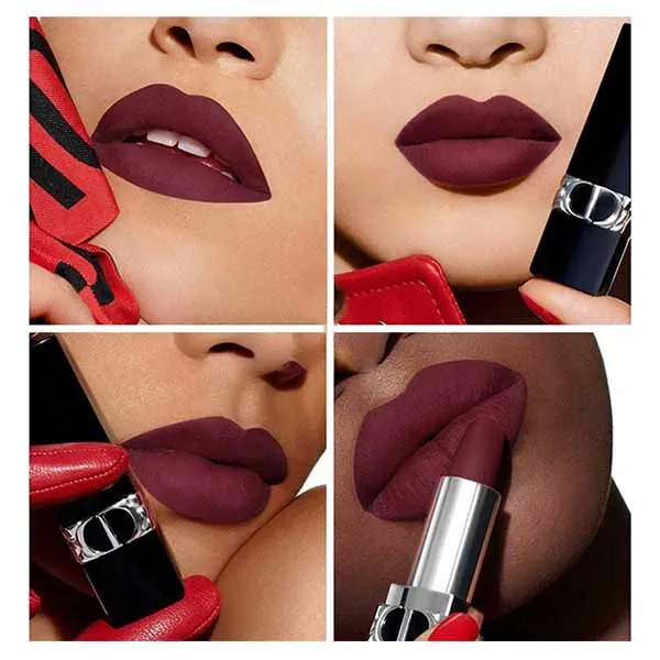 Son Dior Velvet 886 Enigmatic Màu Đỏ Mận (New)