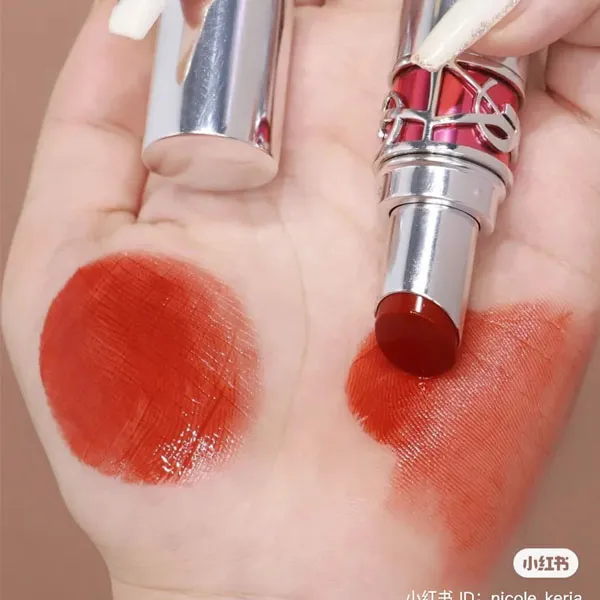 Son Dưỡng Yves Saint Laurent YSL Rouge Volupte Candy Glaze No.08 Chili Delight Màu Cam Cháy - Son Môi - Vua Hàng Hiệu