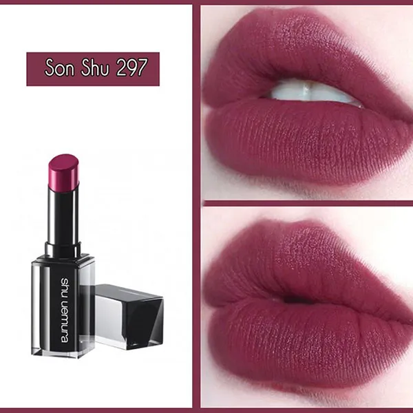 Son Shu Uemura Rouge Unlimited Lipstick WN 297 Màu Tím Mận