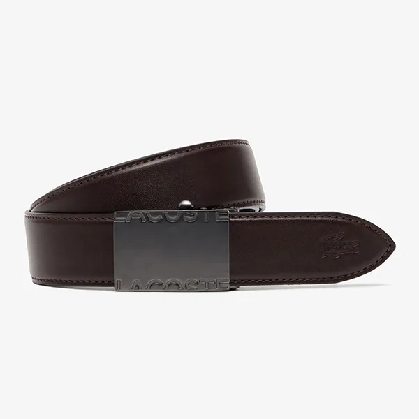 Thắt Lưng Nam Lacoste PLM0640 H15 Ganache Bản 3.5cm Màu Nâu Size 110