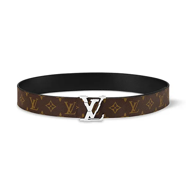 Thắt Lưng Nam Louis Vuitton LV Pixel 40mm Reversible Belt M8389 2 Mặt Màu Nâu Đen Size 95