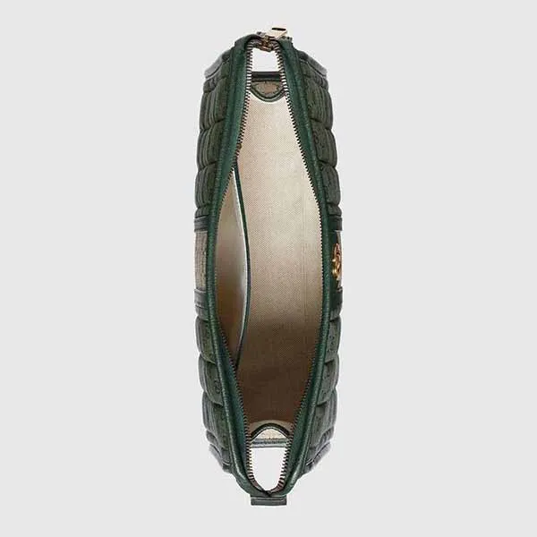 Túi Cầm Tay Nam Gucci Mini GG Green 751912-FAB7W-3046 Màu Xanh Lá